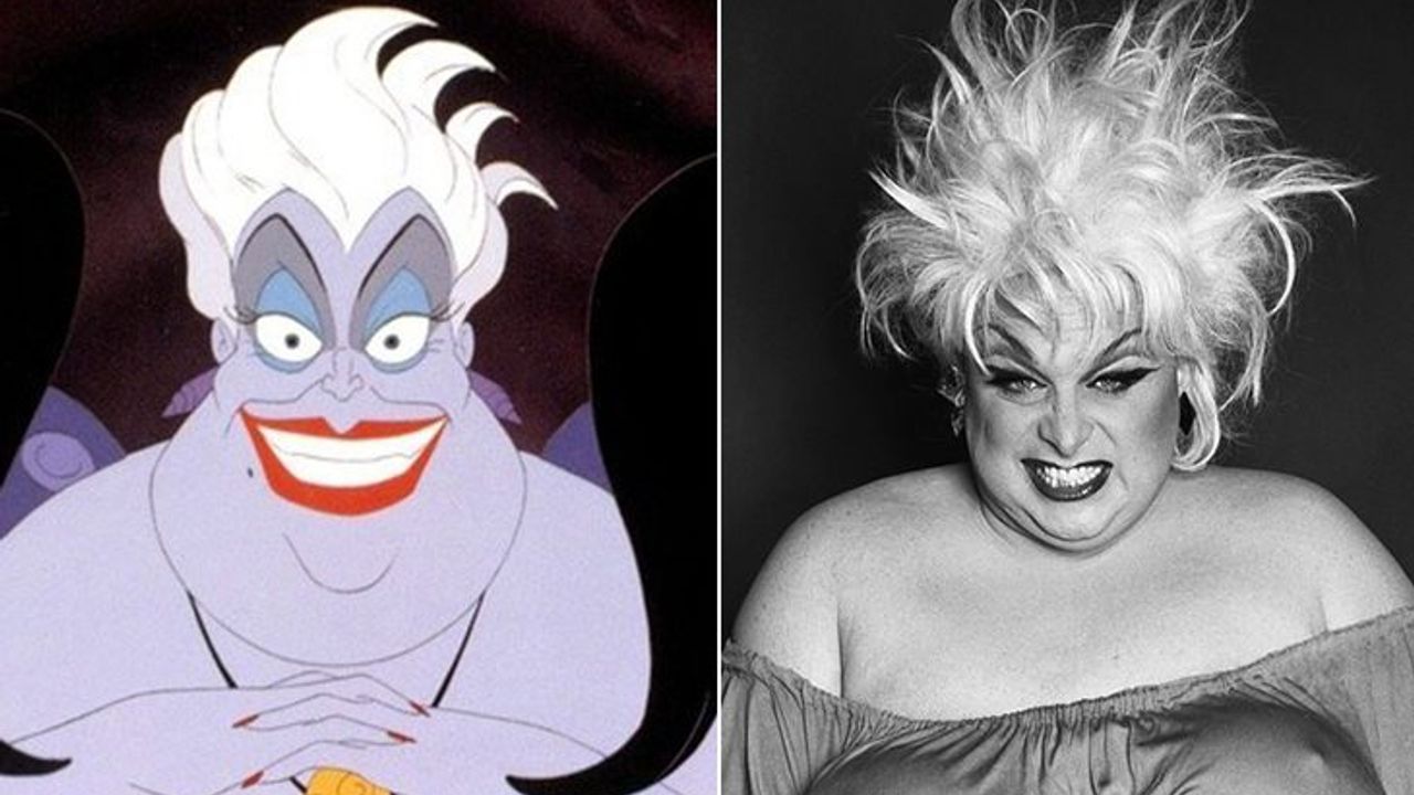 Drag-queen Divine – Ursula from The Little Mermaid